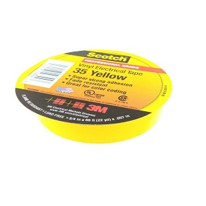 3M Scotch Vinyl Electrical Yellow 35 Malaysia Supplier